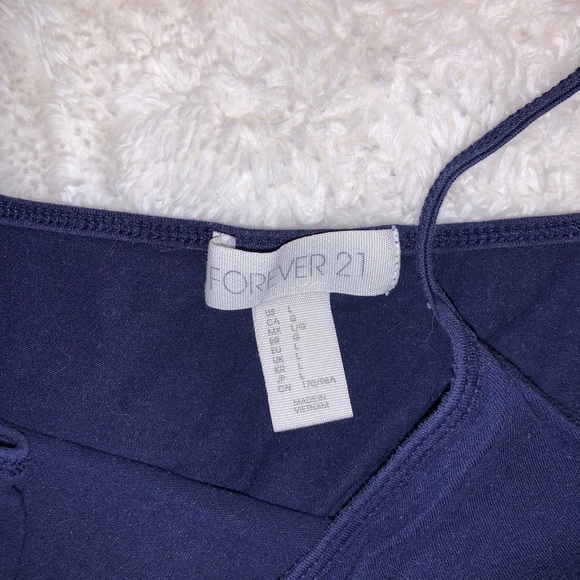 Forever 21 Dark Blue/Navy Tank Top - Picture 2 of 3